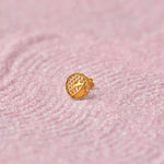 Leaf Whisper Gold Nose Pin - Simple 18K Nose Pin Gold Design for Women