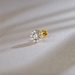 Heritage Halo Vintage Collection Gold Diamond Nose Pin