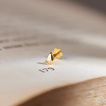 Dew Drop Gold Nose Pin – Simple 18K Nose Pin Gold Design for Women
