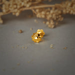Sun Blossom Gold Nose Pin – Simple 18K Nose Pin Gold Design for Women