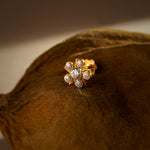 Ruby Spark 18K Stone Gold Nose Pin Online