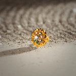 Grace Cluster 18K Diamond Inspired Stone Gold Nose Pin Design Online