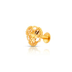 Triple Knot 18K Dailywear Handmade Women's Nose Pin Gold