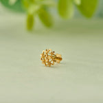 Orbit Star Gold Nose Pin – Simple 18K Nose Pin Gold Design for Women