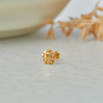 Aurea Starlet 18K Handcrafted Nose Pin Gold Design For Female