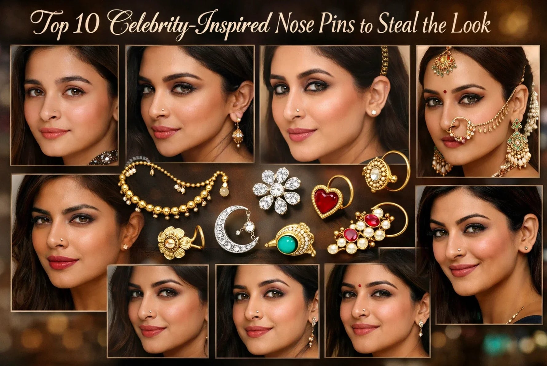 Image shown Top 10 Celebrity-Inspired Nose Pins to Steal the Look