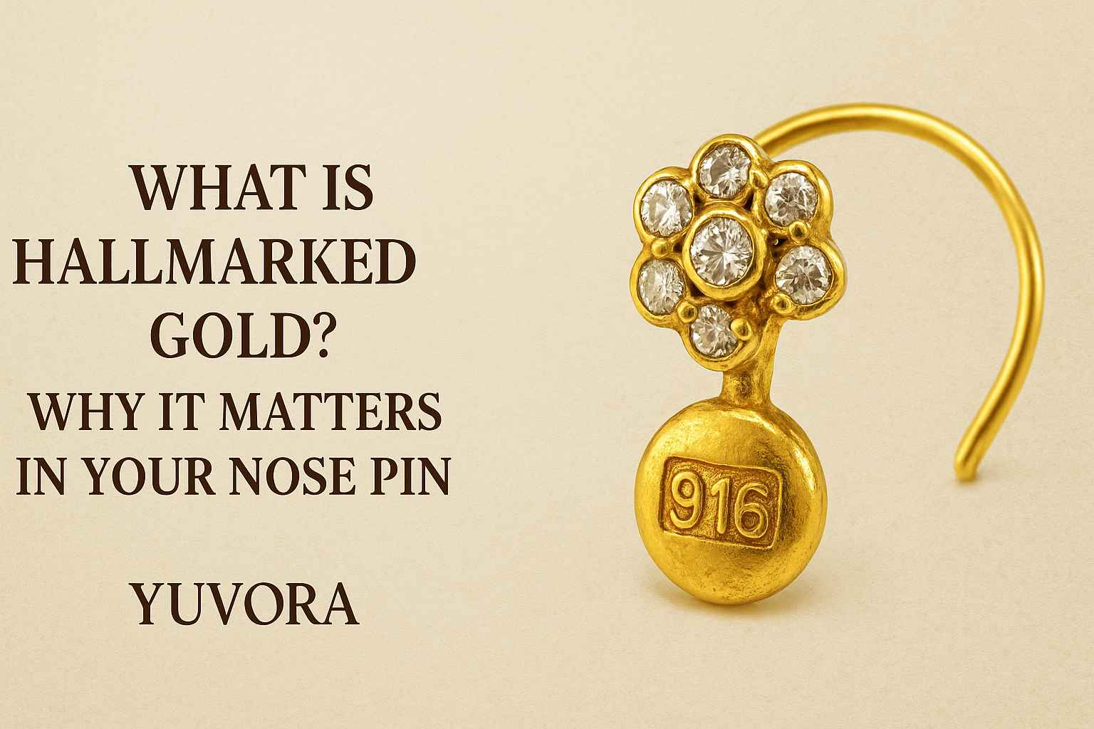 What is Hallmarked Gold? Why It Matters in Your Nose Pin