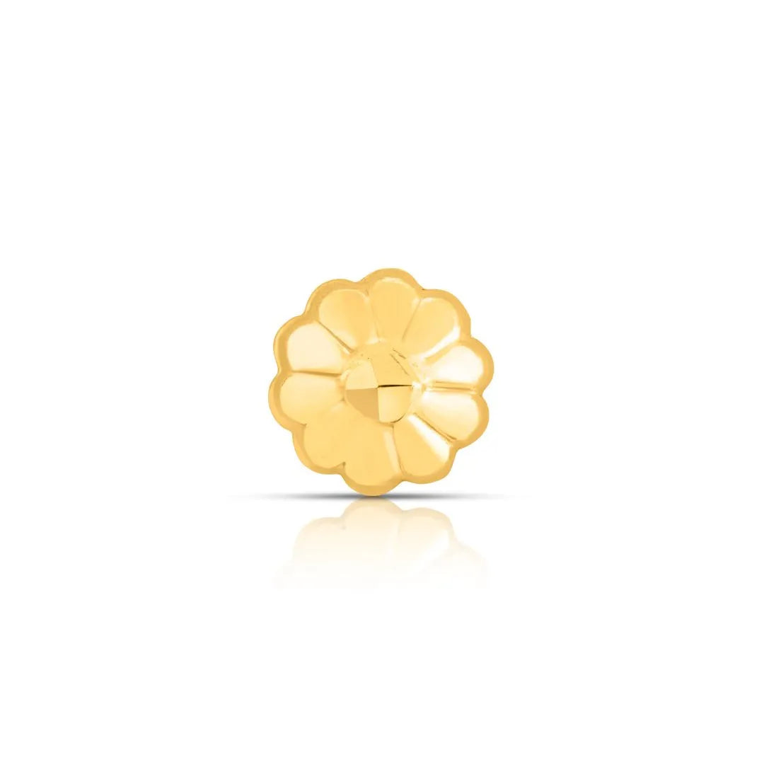 Dewkiss Bud 18K Floral-Inspired Gold Nose Pin Design For Females