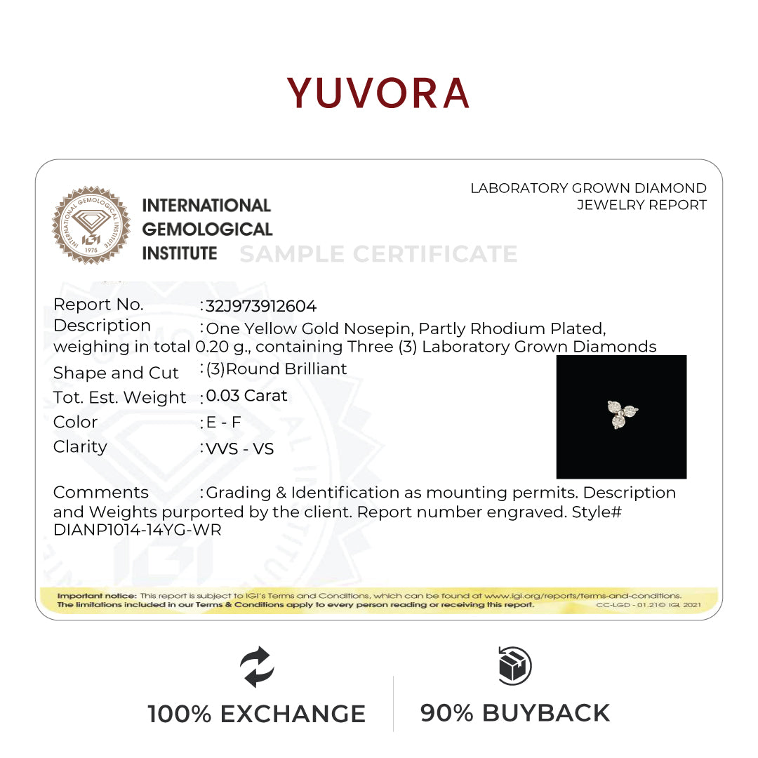 Diamond Certificate