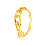 Gold Orbit Gold Nose Ring in 18K gold featuring celestial-inspired orbit design by Yuvora